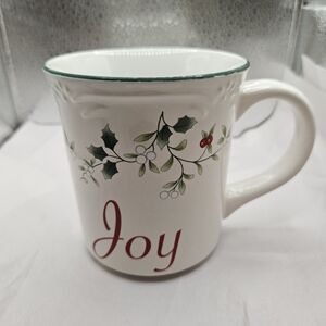 Pfaltzgraff Winterberry"Joy" Festive Mug with Joy Design